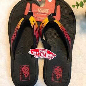 Vans mens Nexpa Synthetic (flame) black size 13